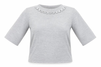 hle Womens Grey   Pullover Jumper Size XL