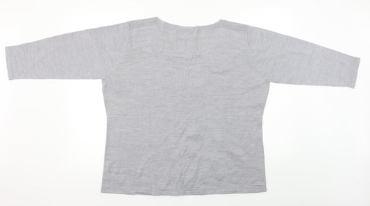 hle Womens Grey   Pullover Jumper Size XL