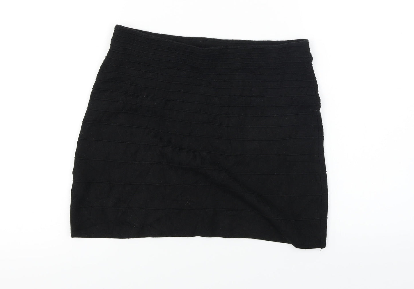 Promod Womens Black   A-Line Skirt Size 26 in