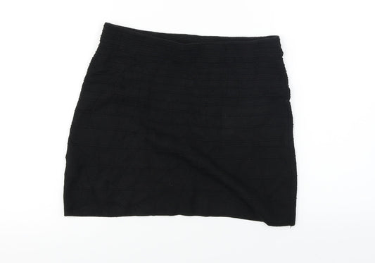 Promod Womens Black   A-Line Skirt Size 26 in