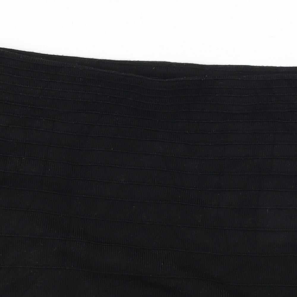 Promod Womens Black   A-Line Skirt Size 26 in