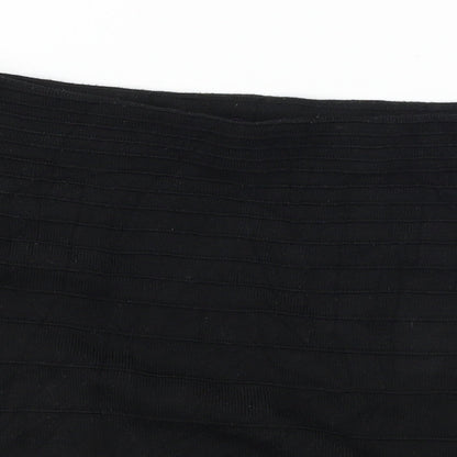 Promod Womens Black   A-Line Skirt Size 26 in