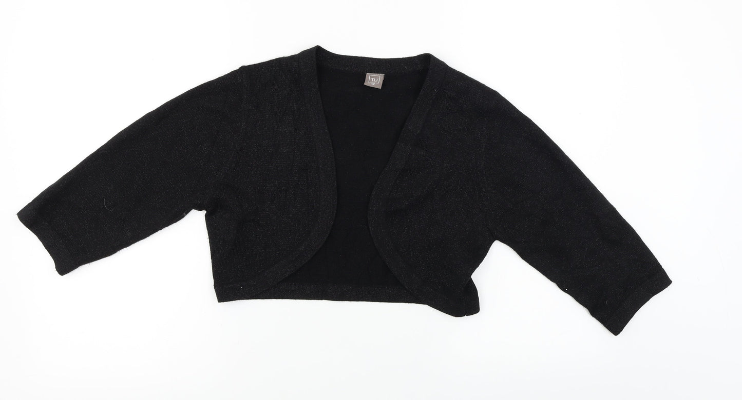 TU Womens Black   Cardigan Jumper Size 12
