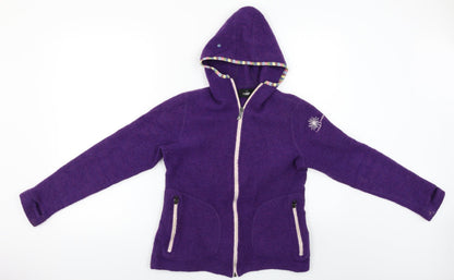 IvanhoeOf Sweden  Womens Purple   Jacket Coat Size 10