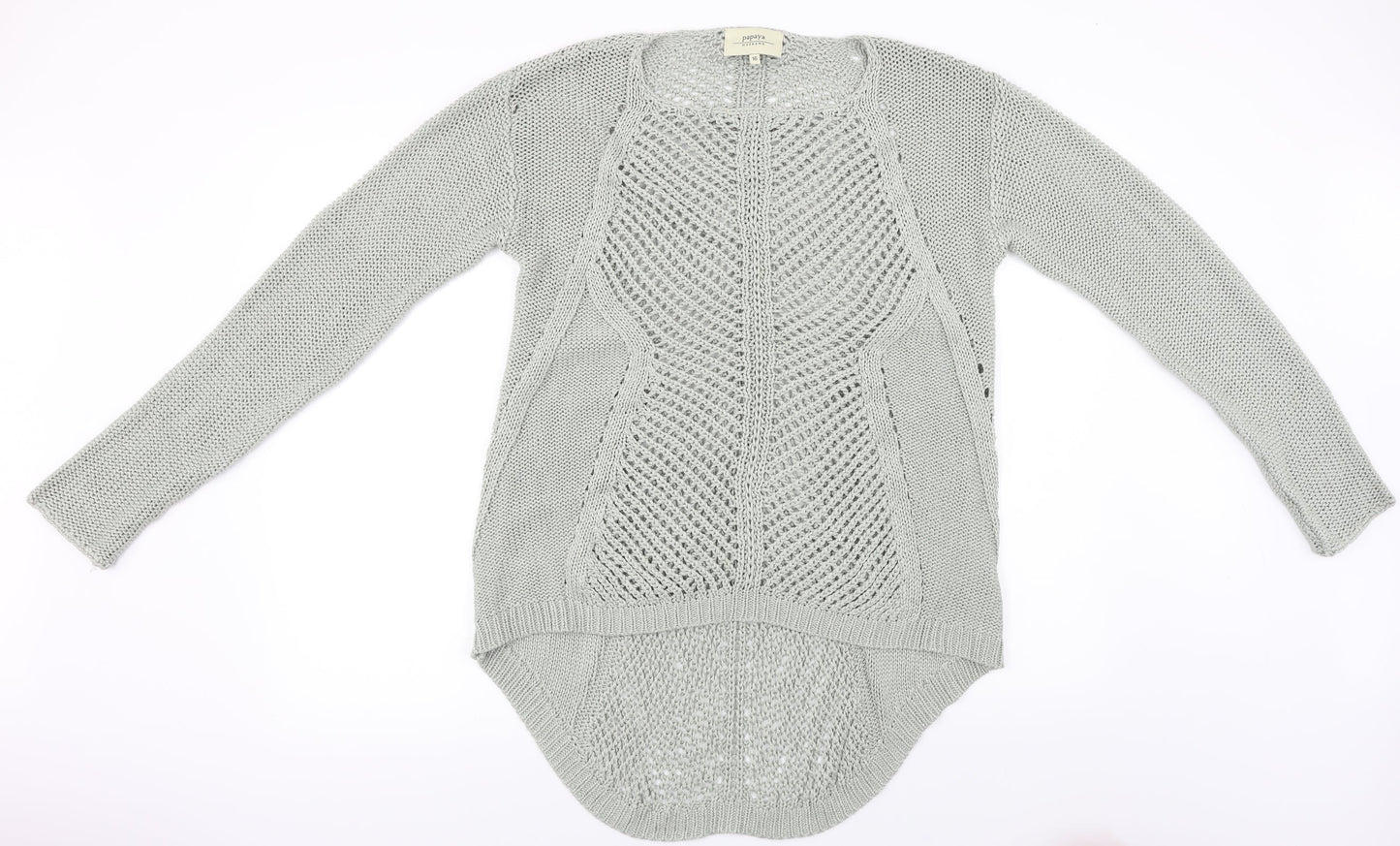 Papaya  Womens Grey   Pullover Jumper Size 16