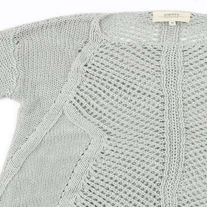 Papaya  Womens Grey   Pullover Jumper Size 16