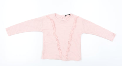 George  Girls Pink   Basic T-Shirt Size 4-5 Years