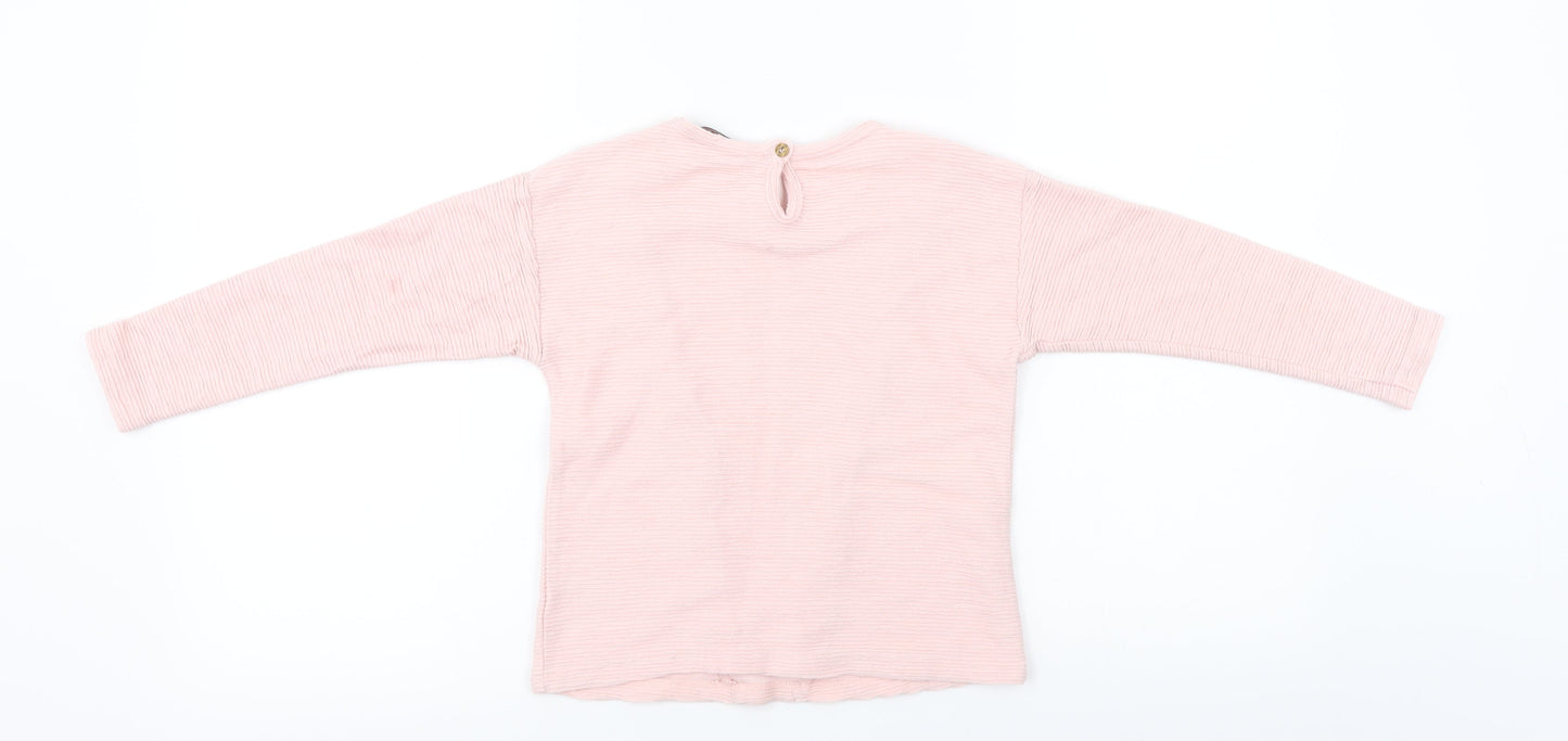 George  Girls Pink   Basic T-Shirt Size 4-5 Years