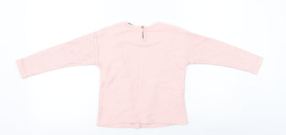 George  Girls Pink   Basic T-Shirt Size 4-5 Years