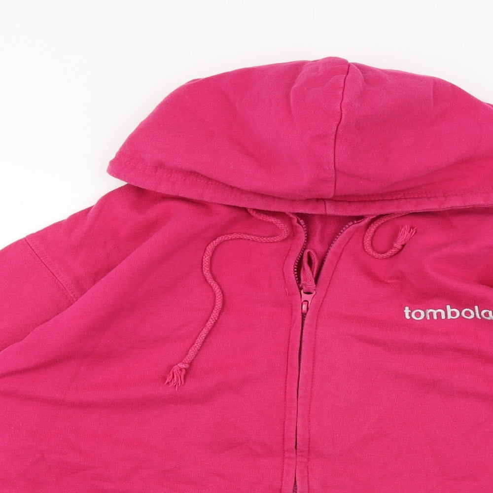 Justhoods  Womens Pink   Full Zip Hoodie Size M