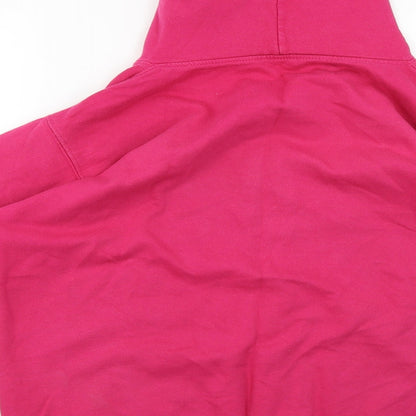 Justhoods  Womens Pink   Full Zip Hoodie Size M