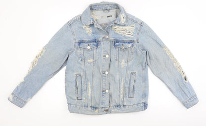 Womens UK Size 6 Topshop Blue Jacket