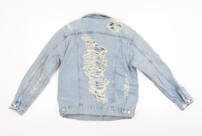 Womens UK Size 6 Topshop Blue Jacket