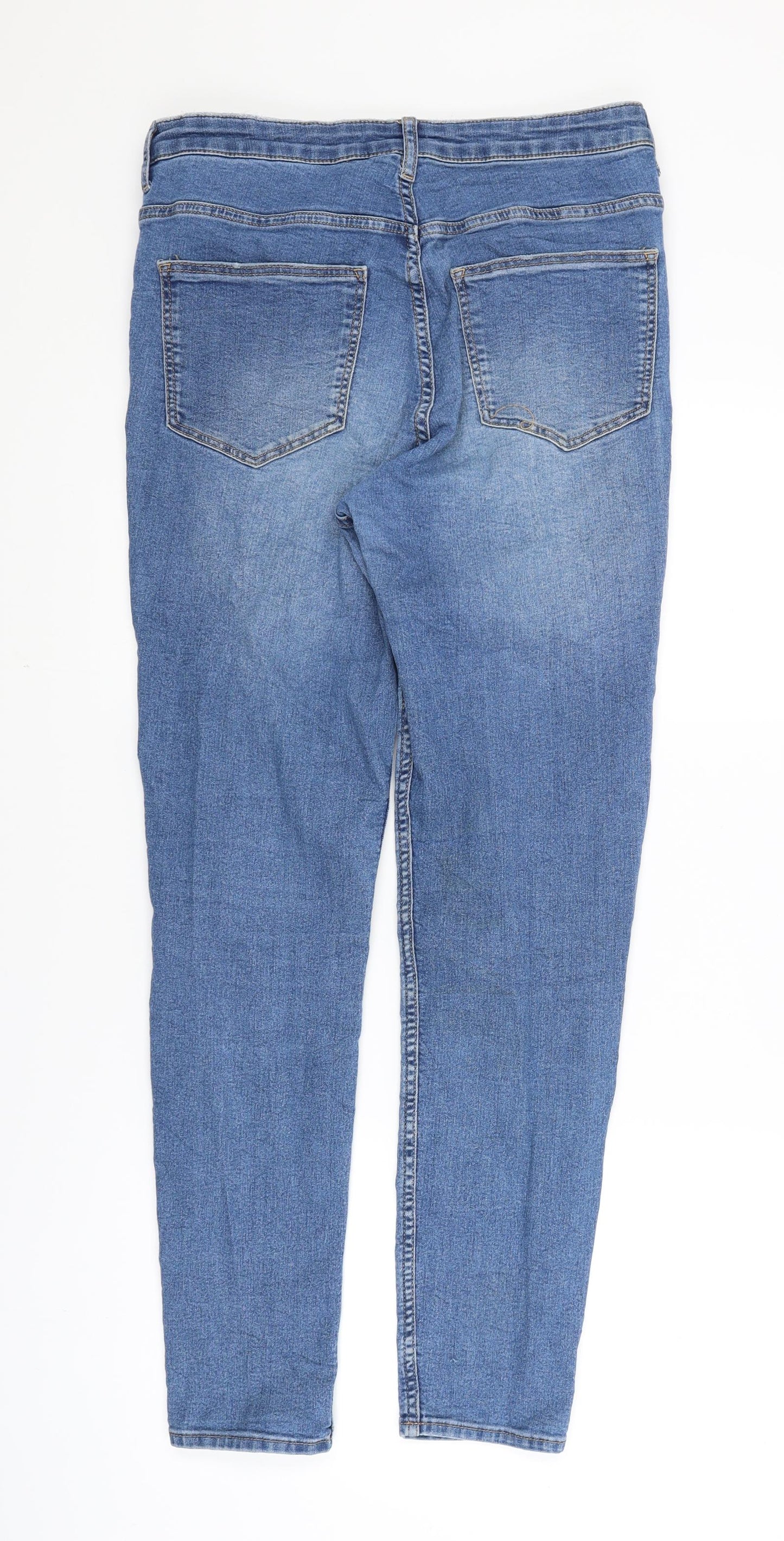 Womens UK Size 10 Divided Slim Fit Skinny Blue Jeans