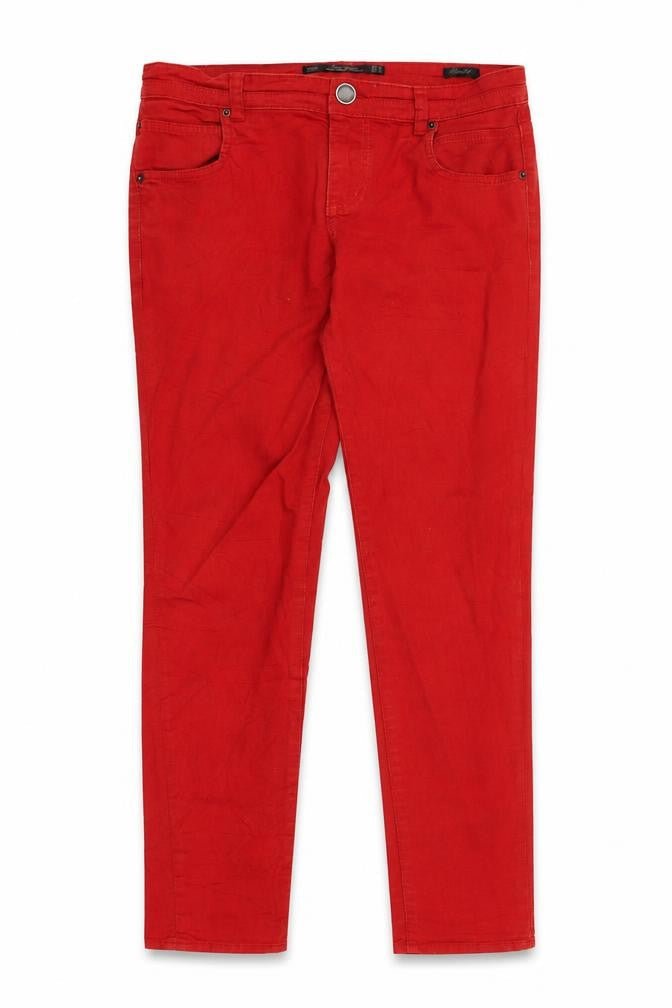 Womens UK Size 8 Leana Woman Slim Fit Skinny Red Jeans