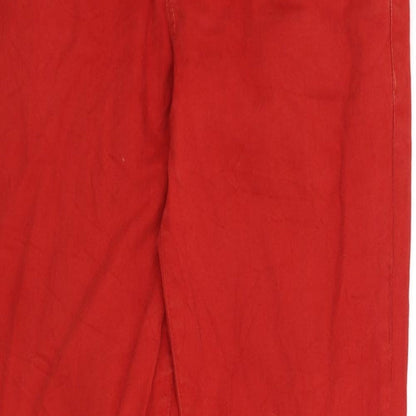 Womens UK Size 8 Leana Woman Slim Fit Skinny Red Jeans