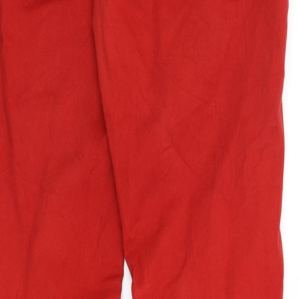 Womens UK Size 8 Leana Woman Slim Fit Skinny Red Jeans