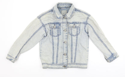 NEXT Girls Blue  Denim Jacket  Size 8 Years  - LA California