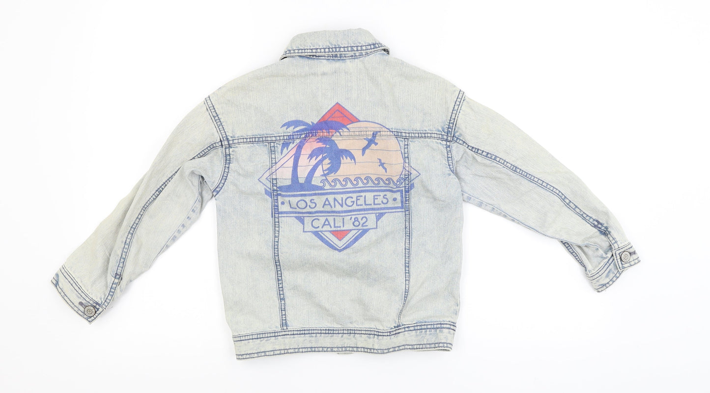 NEXT Girls Blue  Denim Jacket  Size 8 Years  - LA California