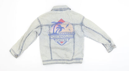 NEXT Girls Blue  Denim Jacket  Size 8 Years  - LA California