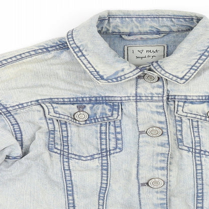 NEXT Girls Blue  Denim Jacket  Size 8 Years  - LA California