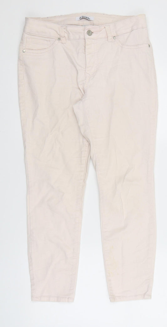 d.jeans Womens Pink   Skinny Jeans Size 8 L25 in