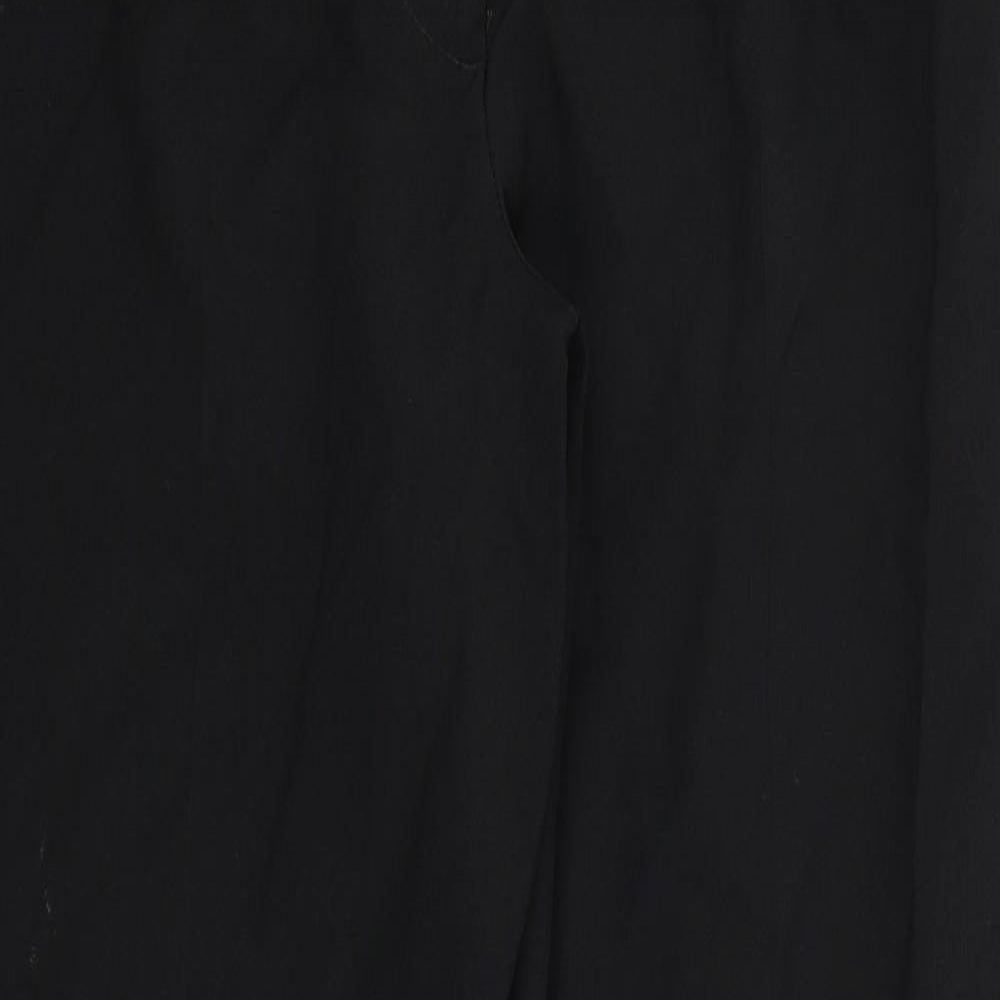 Womens UK Size 12 Marks and Spencer Regular Fit Dress Pants Black Trousers
