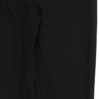 Womens UK Size 12 Marks and Spencer Regular Fit Dress Pants Black Trousers