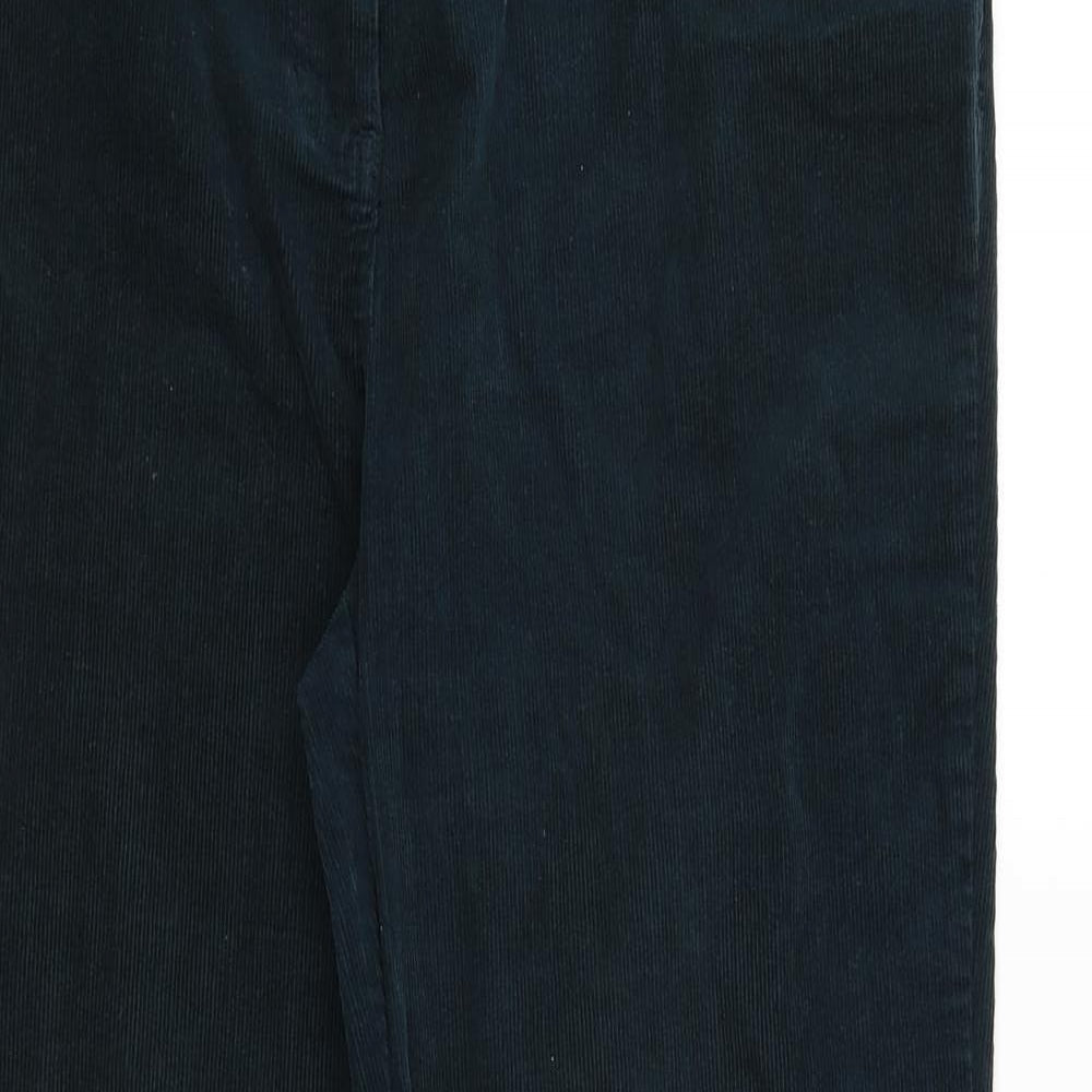 Womens UK Size 14 Preworn Regular Fit  Blue Trousers