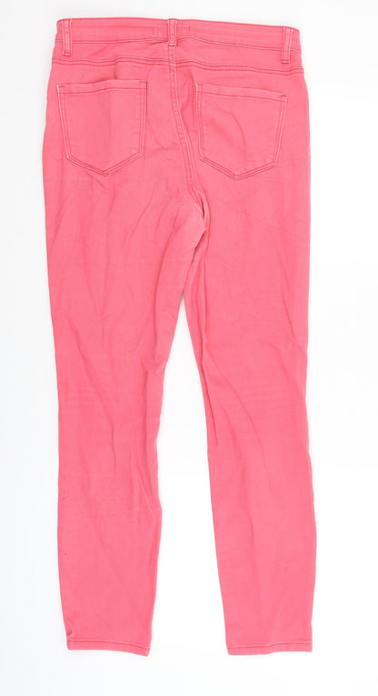 FOREVER 21 Womens Pink   Skinny Jeans Size 8 L26 in