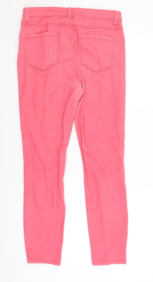 FOREVER 21 Womens Pink   Skinny Jeans Size 8 L26 in