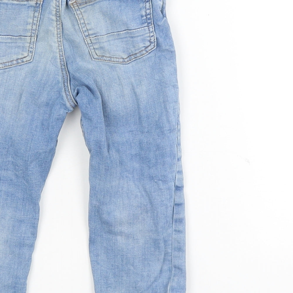 H&M Baby Blue   Capri Trousers Size 12-18 Months