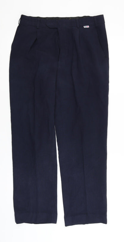 Dimensions Mens Blue   Chino Trousers Size 32 in L26 in