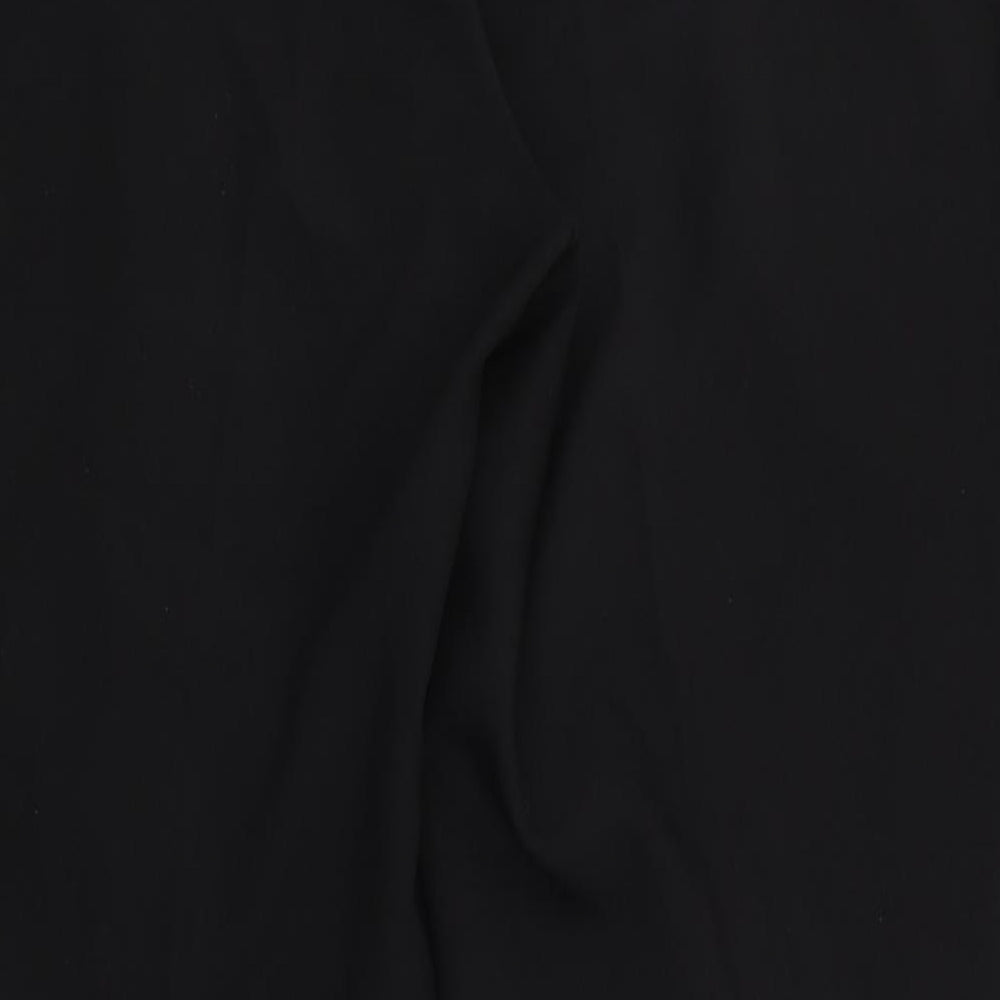 Womens UK Size 12 F&F Regular Fit Dress Pants Black Trousers