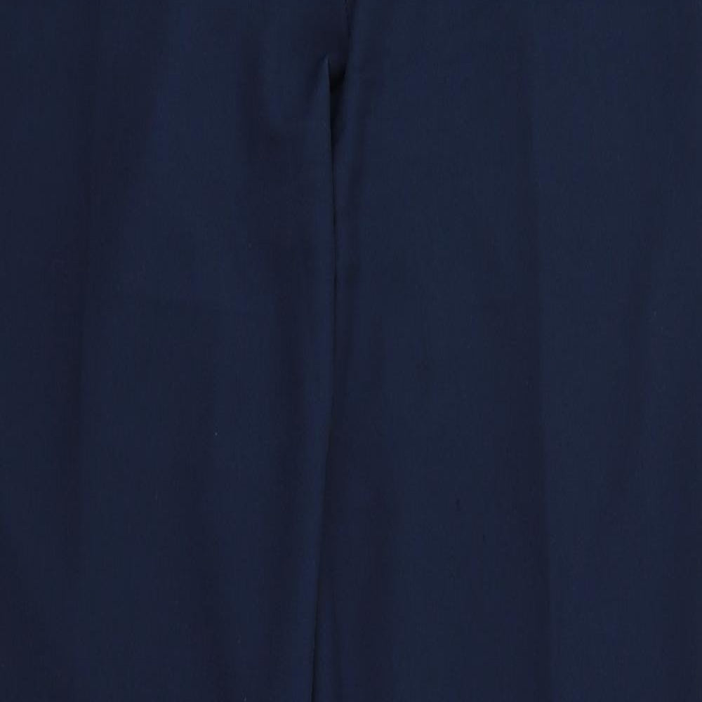 Womens UK Size 12 F&F Regular Fit Dress Pants Blue Trousers