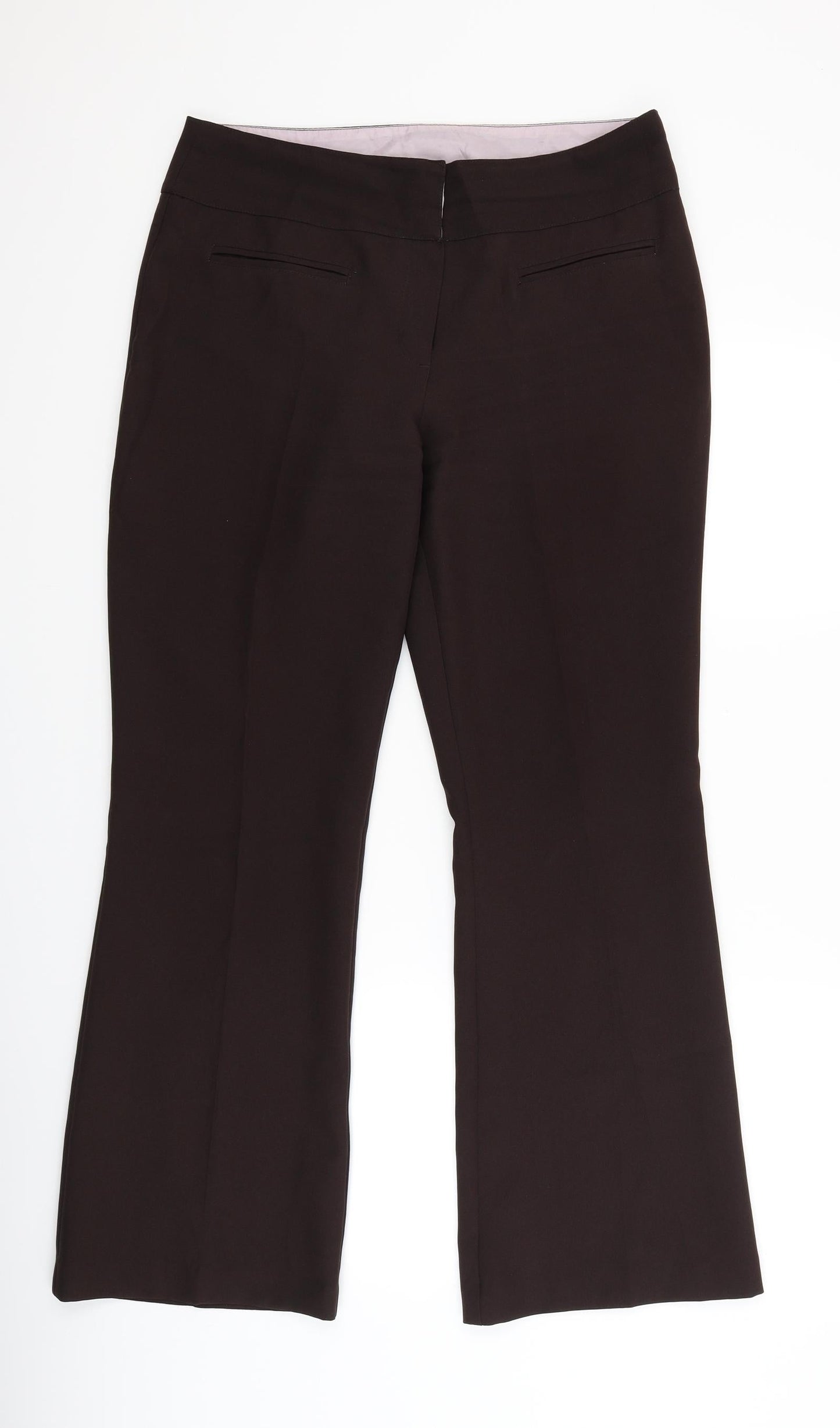 Amarento Womens Brown   Dress Pants Trousers Size 14 L29.5 in