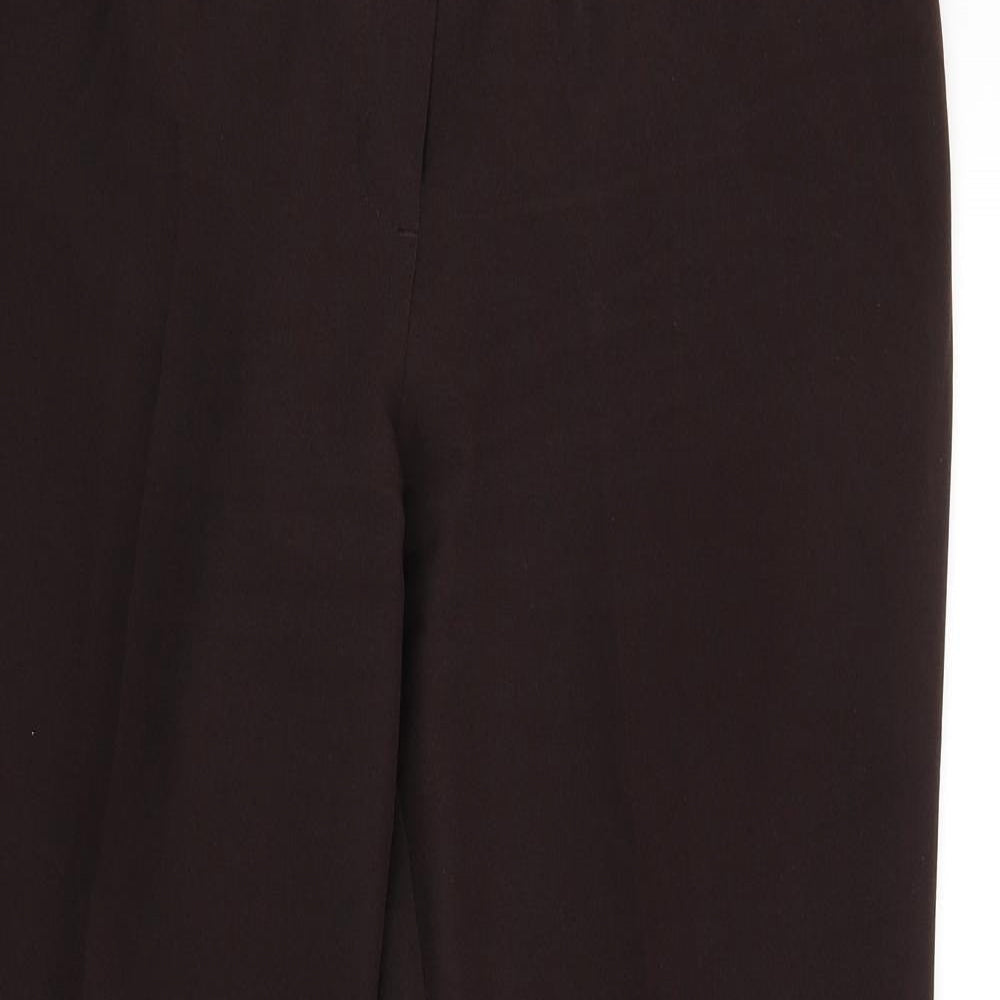 Amarento Womens Brown   Dress Pants Trousers Size 14 L29.5 in
