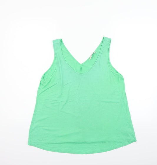 George Womens Green   Basic Tank Size 12  - washable marks