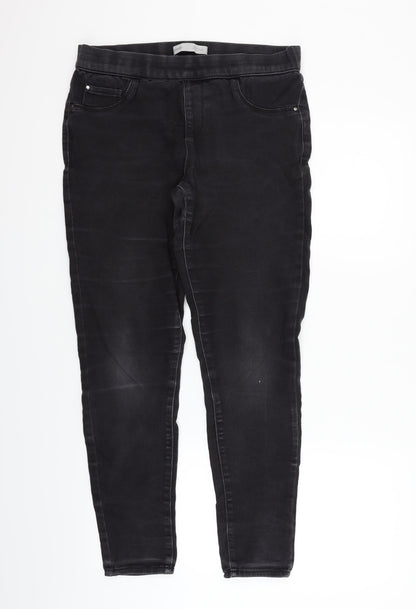 George Womens Black   Straight Jeans Size 12 L26 in