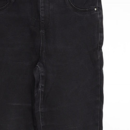 George Womens Black   Straight Jeans Size 12 L26 in