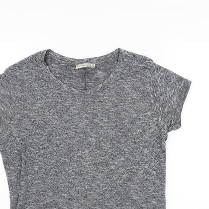 Womens UK Size 10 Atmosphere Grey Basic T-Shirt