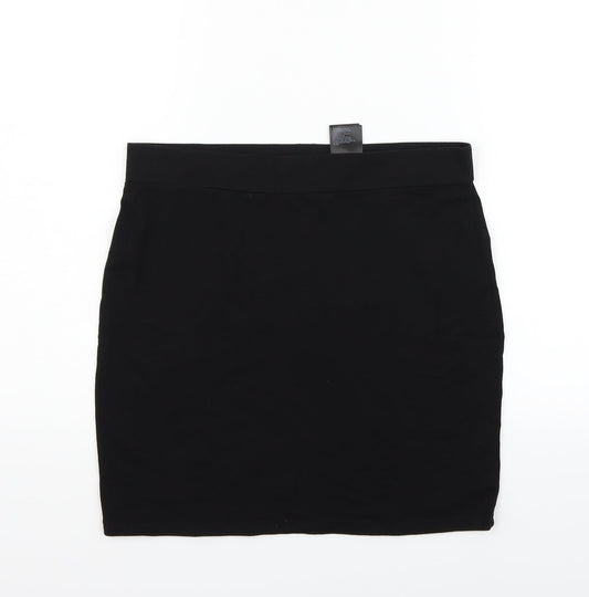 Divided Womens Black   Flare Skirt Size M