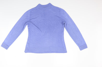 BHS Womens Blue   Pullover Jumper Size 10