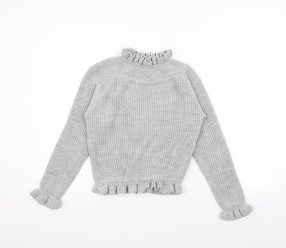 CAMERO ROSE Womens Grey   Pullover Jumper Size M