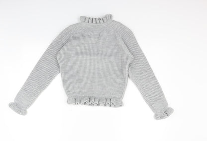 CAMERO ROSE Womens Grey   Pullover Jumper Size M