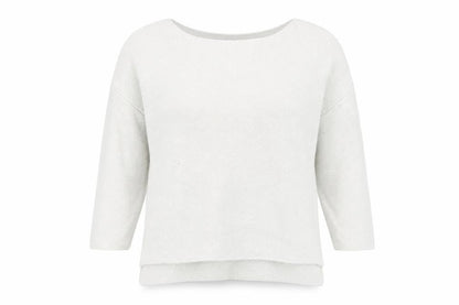 YAYAWOMEN Womens White   Pullover Jumper Size M