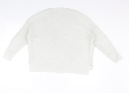 YAYAWOMEN Womens White   Pullover Jumper Size M