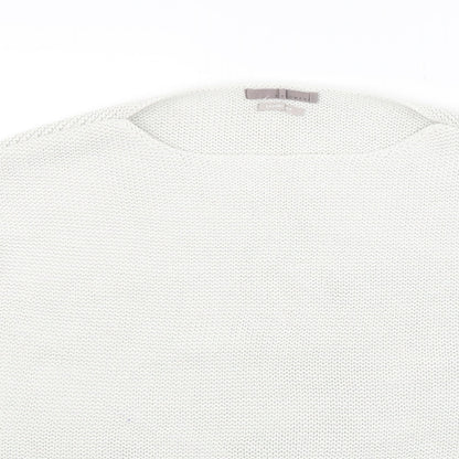 YAYAWOMEN Womens White   Pullover Jumper Size M