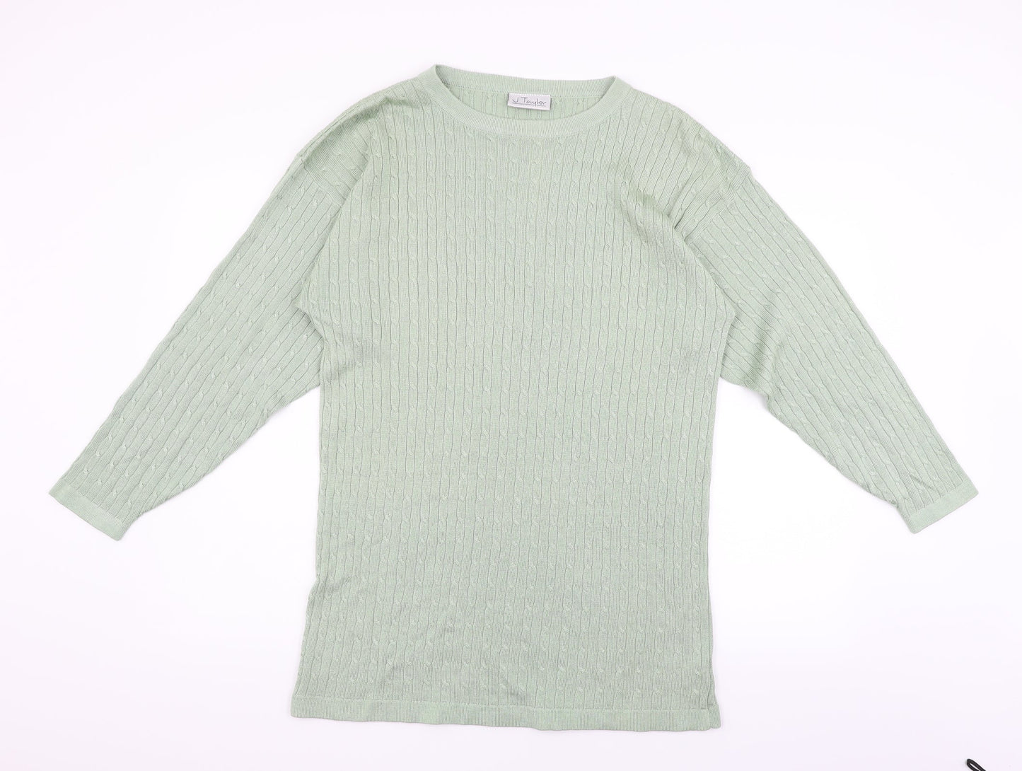 J Taylor Womens Green   Jumper Dress  Size M
