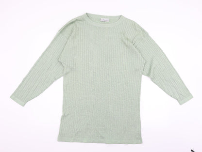 J Taylor Womens Green   Jumper Dress  Size M